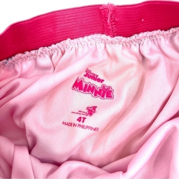 DISNEY MINNIE Girl's Pink & Blue Floral Lined Skirt Size 4T - Picture 5 of 10